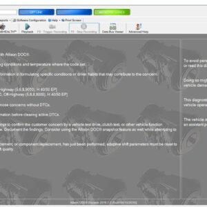 allison doc software 2019 is a smart choice for Allison transmission diagnostics. Reliable, efficient and more affordable than newer versions.