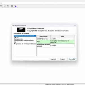 cat et software download 2024 – Caterpillar diagnostic software. Provides advanced diagnostics, calibrations, and full support for Caterpillar engines and machines.